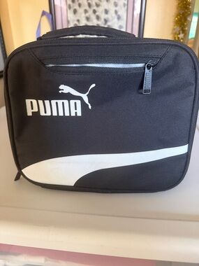 Puma Black and White Insulated Lunch Bag